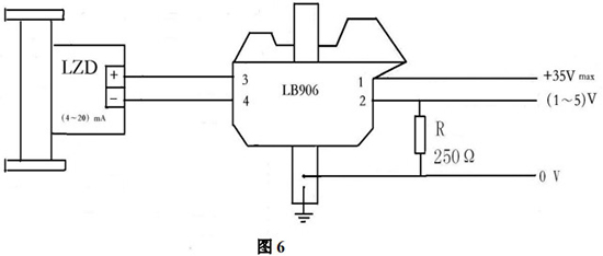 氨氣流量計(jì)防爆接線圖